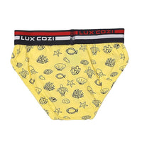 Lux Cozi Boys Outer Elastic Briefs- Assorted Colours
