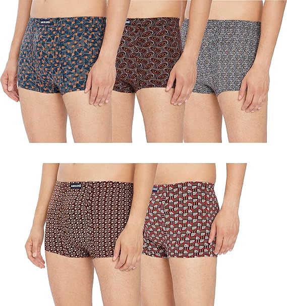 Lux Cozi Men's Cotton Trunks (Pack of 5)