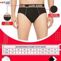 Lux Cozi Men's Cotton Brief (Pack of 5)