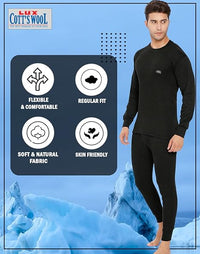 Lux Inferno Men's Premium Thermal Vest | Full Sleeves | Regular Fit | Pack of 1|