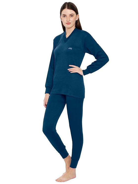 Lux Cottswool Women's Thermal Top and Lower Set