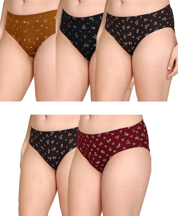 Lux Women's Cotton Regular Solid Hipster Panties (Pack of 3)