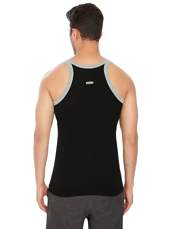 Lux Cozi Xylo Men Assorted Regular Fit Vest (Pack of 4)
