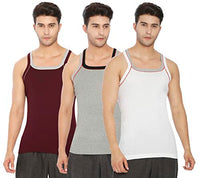 Lux Xylo Cotton Men's Vest Pack of 3