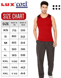 Lux Cozi Xylo Men Assorted Regular Fit Vest (Pack of 4)