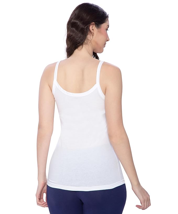 Lux Amore Women Regular Fit Sleeveless Cotton Slip - Pack of 3