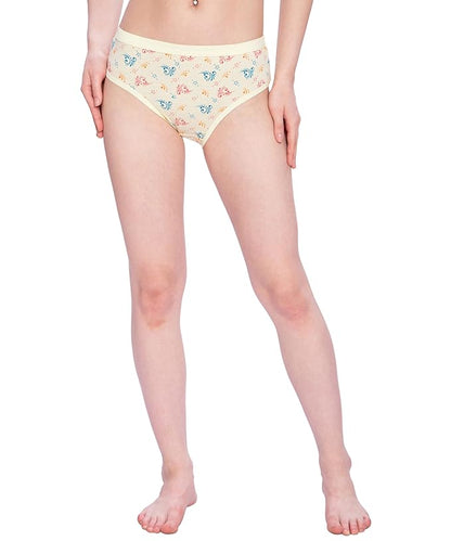 Lux Amore Womens Cotton Stretchable Comfortable Panties Pack of 4 (Print)