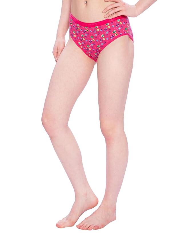 Lux Amore Womens Cotton Stretchable Comfortable Panties Pack of 6 (Print)