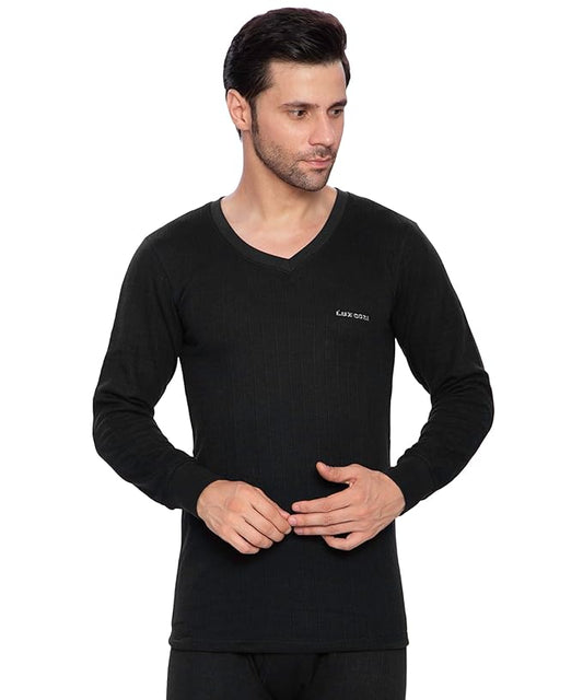 Lux Cozi Men's V-Neck Full Sleeve Garam Thermal Top