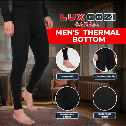 Lux Cozi Men's Cotton Garam Thermal Bottom | Pack of 1