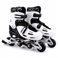 Btag Kids Inline Skates with 4 Wheels | Adjustable Roller Skate Shoes for Boys & Girls | Comfortable & Durable Skating Shoes | 1 Pair