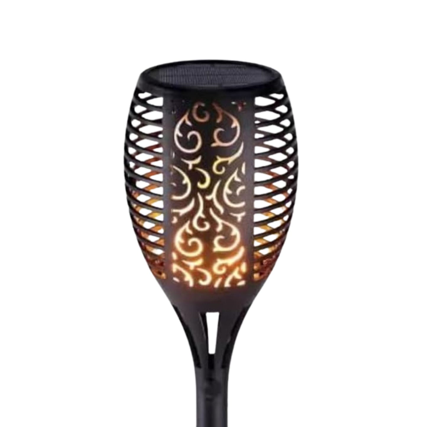 BTfash Solar Lights Outdoor Waterproof Dancing Fire Mashaal Flame