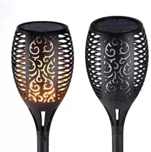 BTfash Solar Lights Outdoor Waterproof Dancing Fire Mashaal Flame