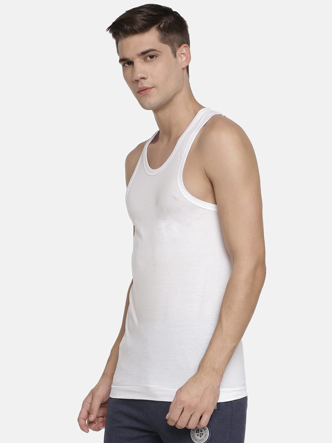 MacroMan M-Series Men's 100% Cotton Vest (Pack of 4)