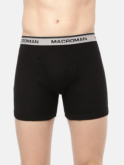 MacroMan Men's Cotton Outer Elastic Trunk's (Pack of 2)