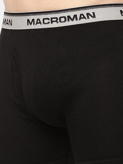 MacroMan Men's Cotton Outer Elastic Trunk's (Pack of 2)