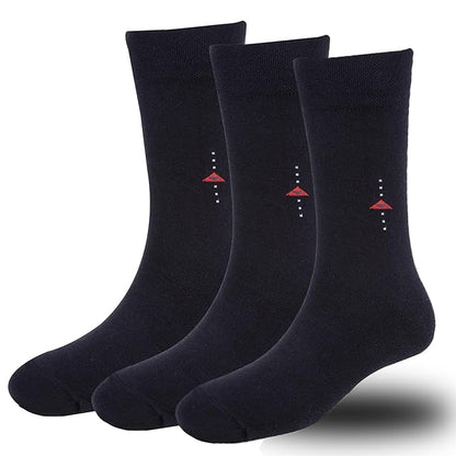 Master Piece Men's Business Formal Cotton Socks Pack of 3