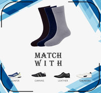 Master Piece Men's Business Formal Cotton Socks Pack of 4