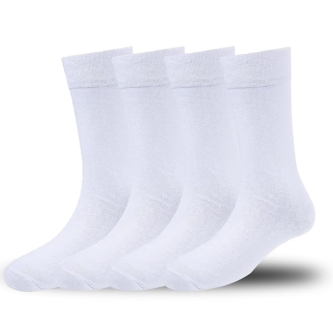 Master Piece Men's Business Formal Cotton Socks Pack of 4