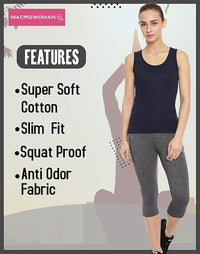 Macrowoman W Women's Yoga Capri