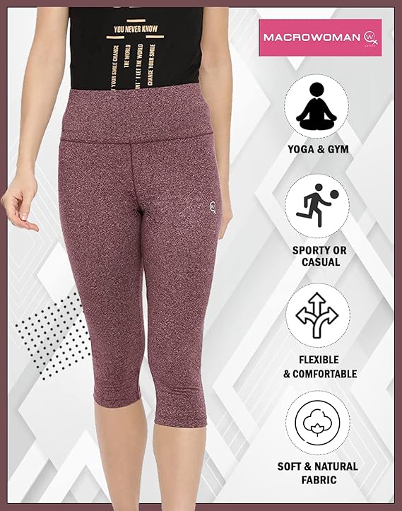 Macrowoman W Women's Yoga Capri