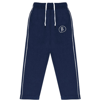 Btag Cotton Regular Fit Track Pants for Boys with Zip Pocket (Pack of 1)