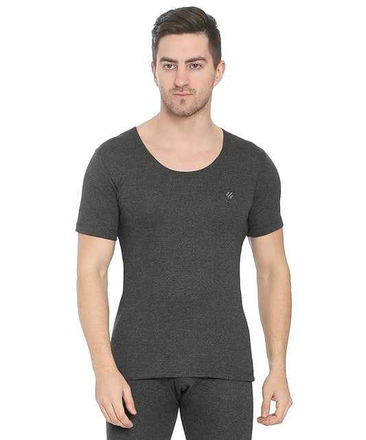 ONN Men's Round Neck Half Sleeves Premium Thermal Top