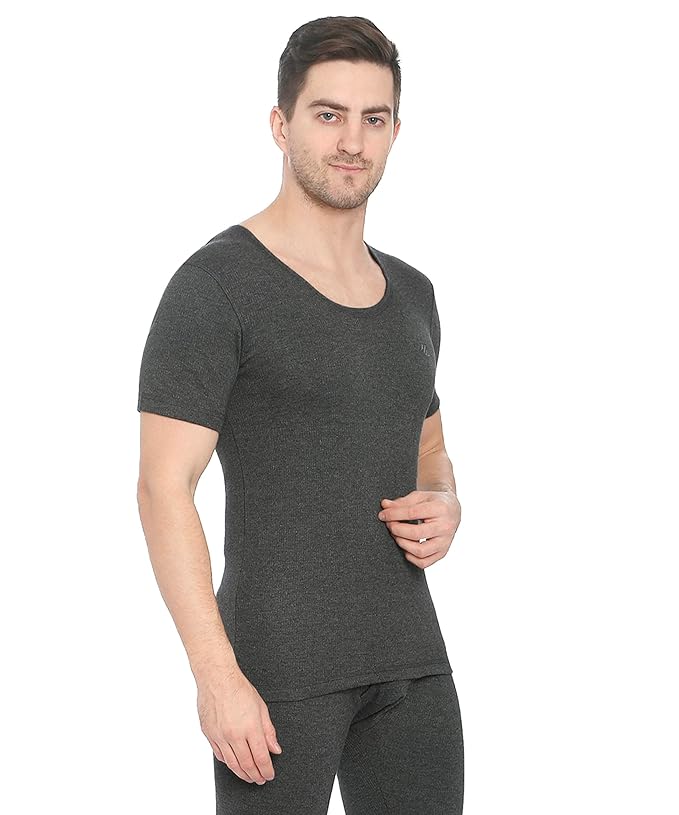 ONN Men's Round Neck Half Sleeves Premium Thermal Top