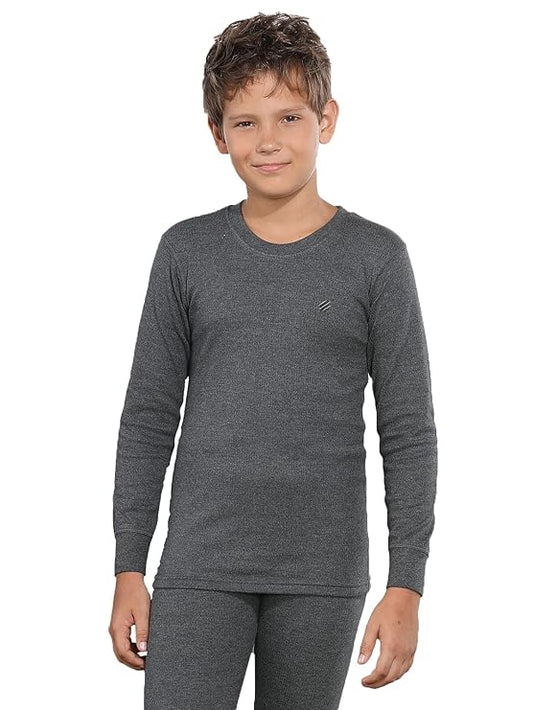 ONN Kid's Round Neck Full Sleeves Premium Thermal Top