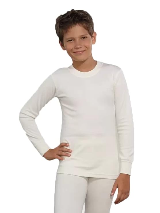 ONN Kid's Round Neck Full Sleeves Premium Thermal Top