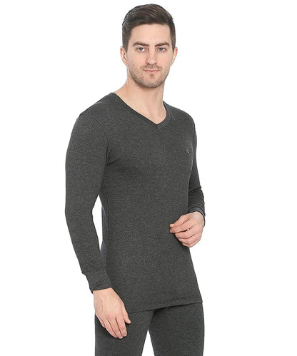 ONN Men's V-Neck Full Sleeves Premium Thermal Top