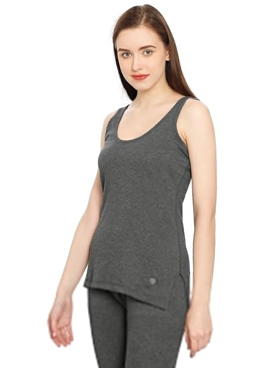 ONN Women's Cotton Sleeveless Slip Thermal Top