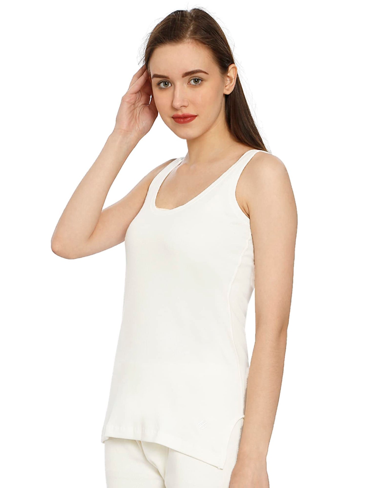 ONN Women's Cotton Sleeveless Slip Thermal Top