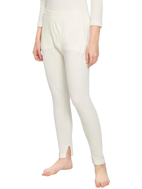 ONN Women's Cotton Solid Thermal Trouser/Lower