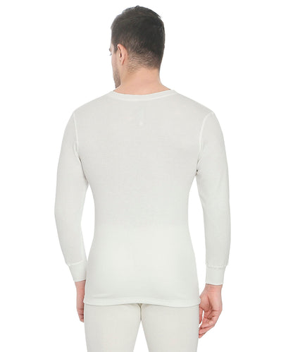 ONN Men's Full Sleeve V-Neck Premium Solid Cotton Thermal Set