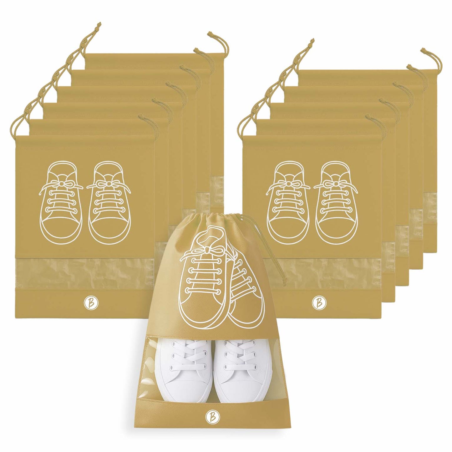 Crae Shoes Bag for Travel & Storage Organizer for Men & Women | Travel Accessories | Shoe Organizer | Shoe Cover for Travel Essentials