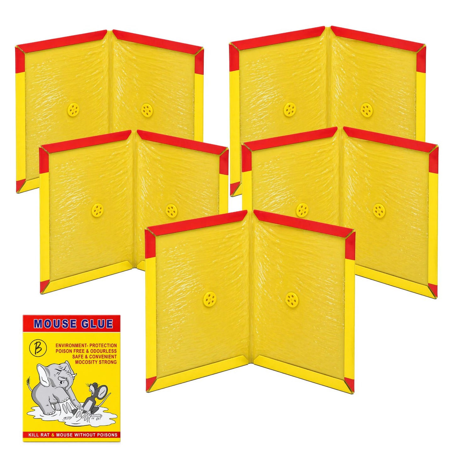 Btag Sticky Trap for Insects Pack of 3 Sheets| for Garden & Agriculture to Control Whiteflies, Aphids, Thrips, Jassids| Fly Catcher Insect Catcher Glue Trap.