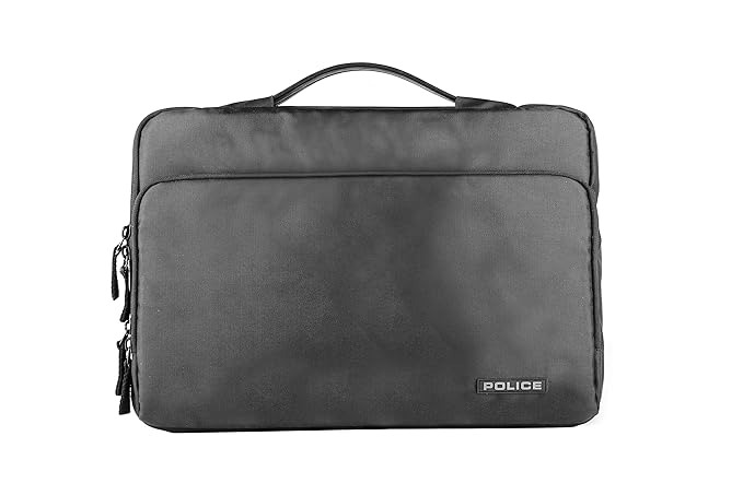 POLICE Unisex Adult Trump15 Inch Sleeve Laptop Bag Black