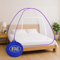Btag Premium Mosquito NET Mosquito full bed Net | Extra Mosquito Protection | 30GSM Strong Net