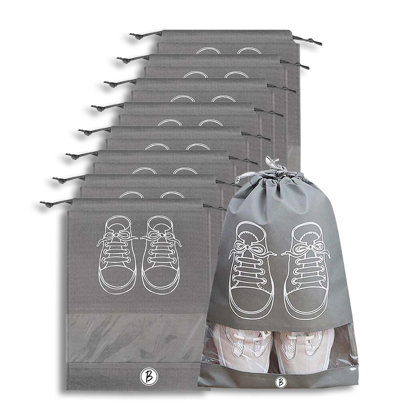 Btag Shoes Bag for Travel & Storage organizer for Men & Women | Travel Accessories | Shoe Organizer | Shoe Cover for Travel Essentials