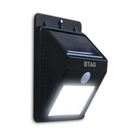Btag Smart Solar LED Motion Sensor Light - Energy Efficient & Weatherproof for Driveway, Garden, and Pathways.