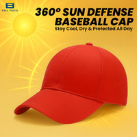 BTfash Classic Plain Adjustable Baseball Cap for Men and Women, Unisex Cap for All Seasons (Pack of 2)