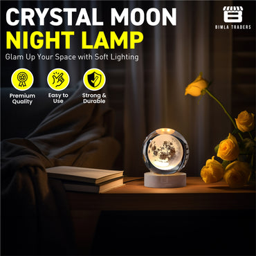 Crystal Moon Lamp A Perfect Valentine day gift