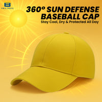 BTfash Classic Plain Adjustable Baseball Cap for Men and Women, Unisex Cap for All Seasons (Pack of 2)