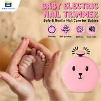 BTfash Baby Nail Trimmer with Grinding Heads, Electric Nail File for Newborns, Infants & Toddlers, Gentle & Safe Nail Care Kit, Quiet Operation, Baby Manicure Set.