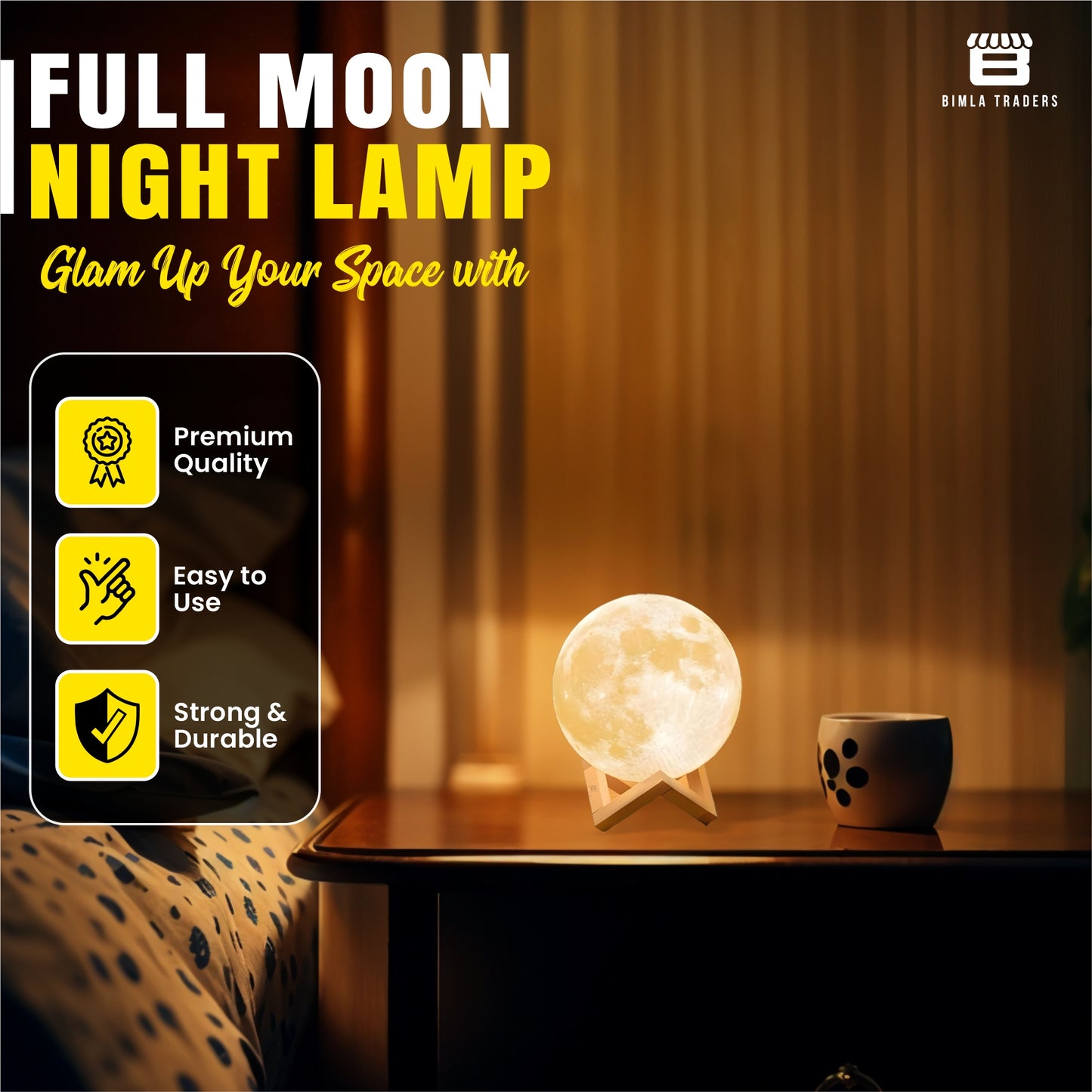 Bimla Traders Night Light for Kids, Valentine Gift for Girlfriend, Birthday Gifts