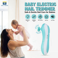 BTfash Baby Nail Trimmer with Grinding Heads, Electric Nail File for Newborns, Infants & Toddlers, Gentle & Safe Nail Care Kit, Quiet Operation, Baby Manicure Set.