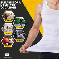 Bimla Traders Mens Slimming Body Shaper Vest, Stretchable Tummy Tucker Tank Top