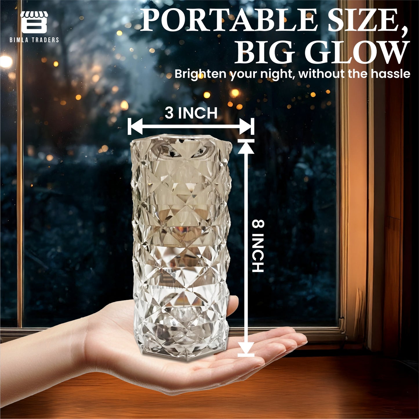 Crystal Table Desk Lamp