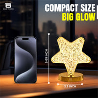 Crystal Star Table Lamp For Bedroom Living Room